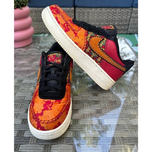 Nike Air Force 1 Chinese New Year Kids – Red/Gold – 5Y - Picture 5 of 8